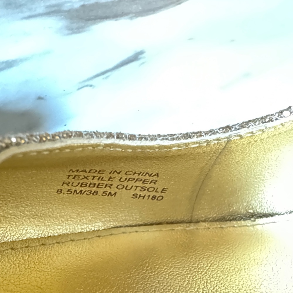 Michael Kors Gold Glitter Heels - Picture 7 of 7